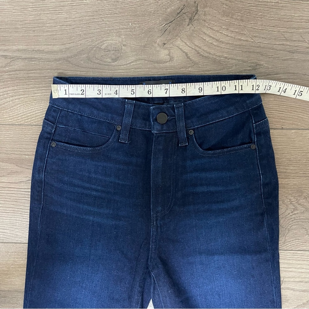Paige Dark Blue Margot Skinny Jeans 24 - Picture 2 of 8